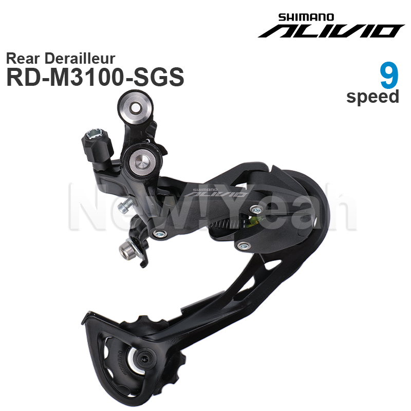 Rear Derailleur Shadow - SHIMANO ALIVIO M3100 9V 9-biegowa przerzutka