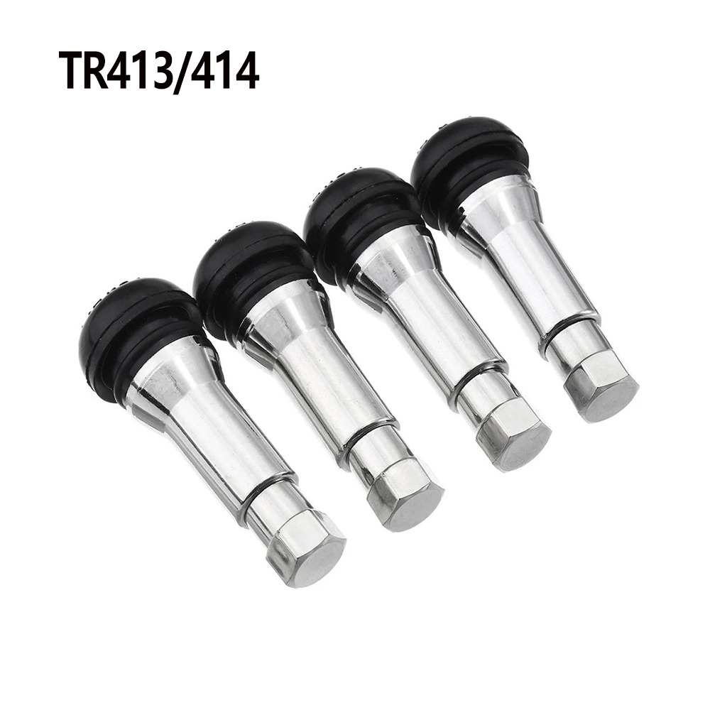 Tubeless Valve Core - Zawór bezdętkowy TR413/414 z chromowanego aluminium,