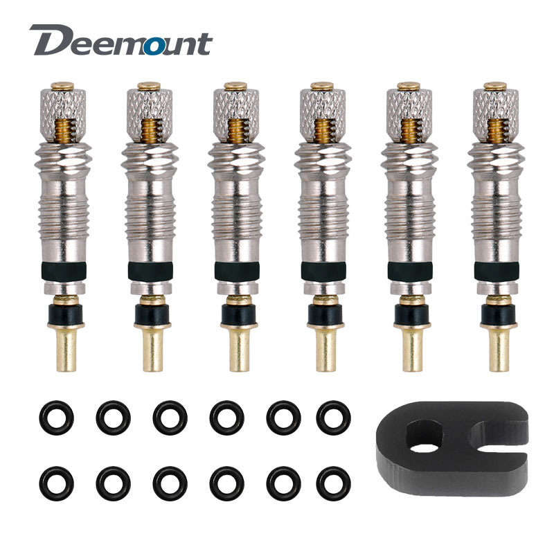Tubeless Valve Core - Deemount Rdzeń zaworu Presta Mosiężna dysza