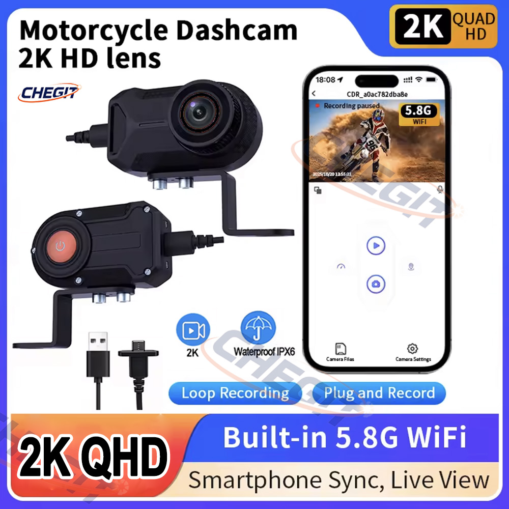 Rejestrator motocyklowy DVR 2K – Mountain Biking Videos recenzja i cena