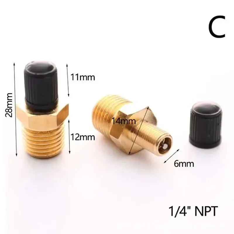 1/4 NPT 1/8 NPT M10*1 rdzeń za – Tubeless Valve Core recenzja i cena