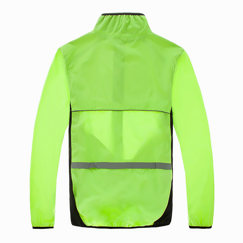 Pomarańczowa wiatrowa kurtka r – Mountain Biking Rain Jacket recenzja i cena