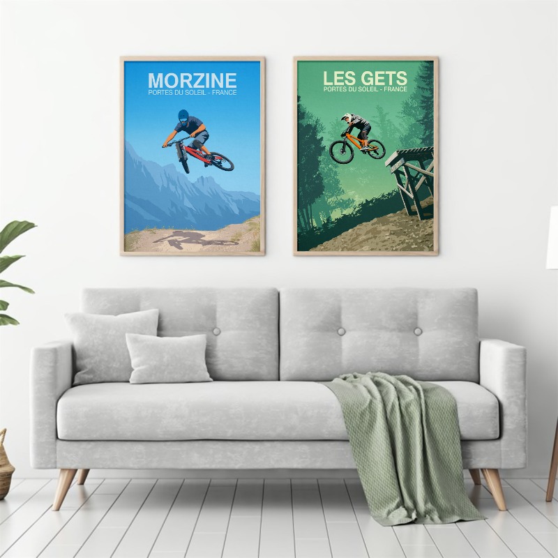 Mountain Bike Trail Poster Sno – Picture Of Mountain Biking recenzja i cena
