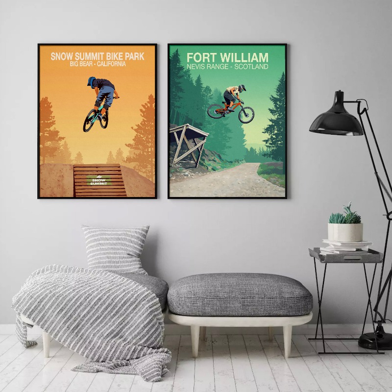 Mountain Bike Trail Poster Sno – Picture Of Mountain Biking recenzja i cena