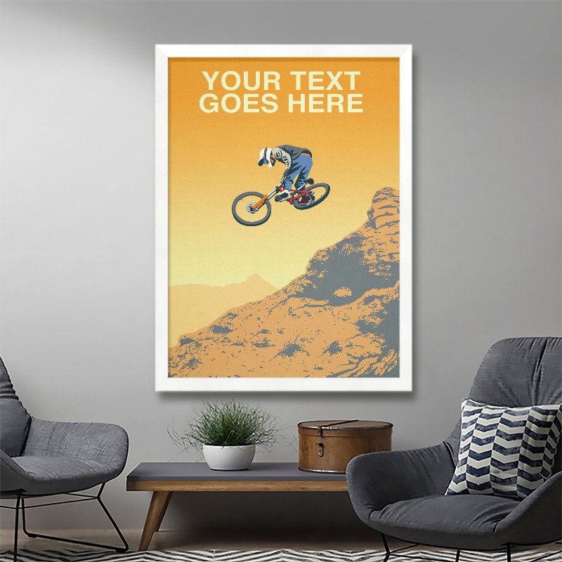 Mountain Bike Trail Poster Sno – Picture Of Mountain Biking recenzja i cena