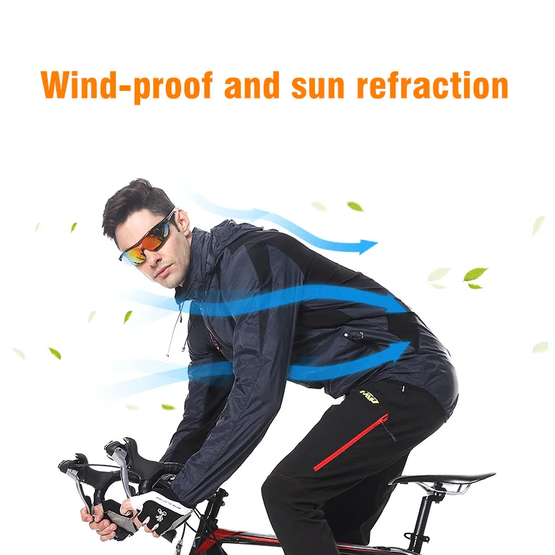 Odblaskowa wodoodporna kurtka  – Mountain Biking Rain Jacket recenzja i cena