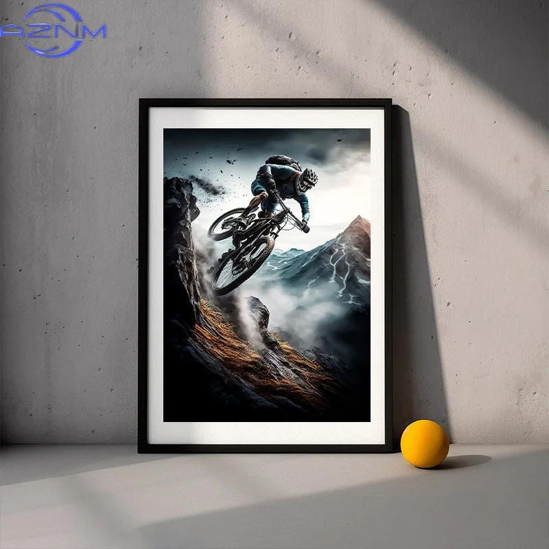 Plakaty i grafiki z nowoczesny – Picture Of Mountain Biking recenzja i cena