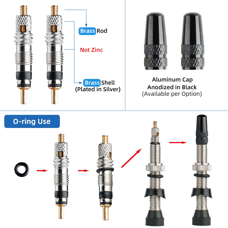 Zawór Presta/FV do opon bezdęt – Tubeless Valve Core recenzja i cena