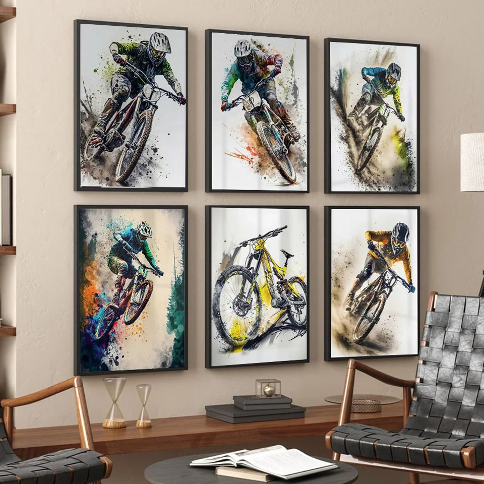 Rower górski Sport Wall Art Di – Picture Of Mountain Biking recenzja i cena