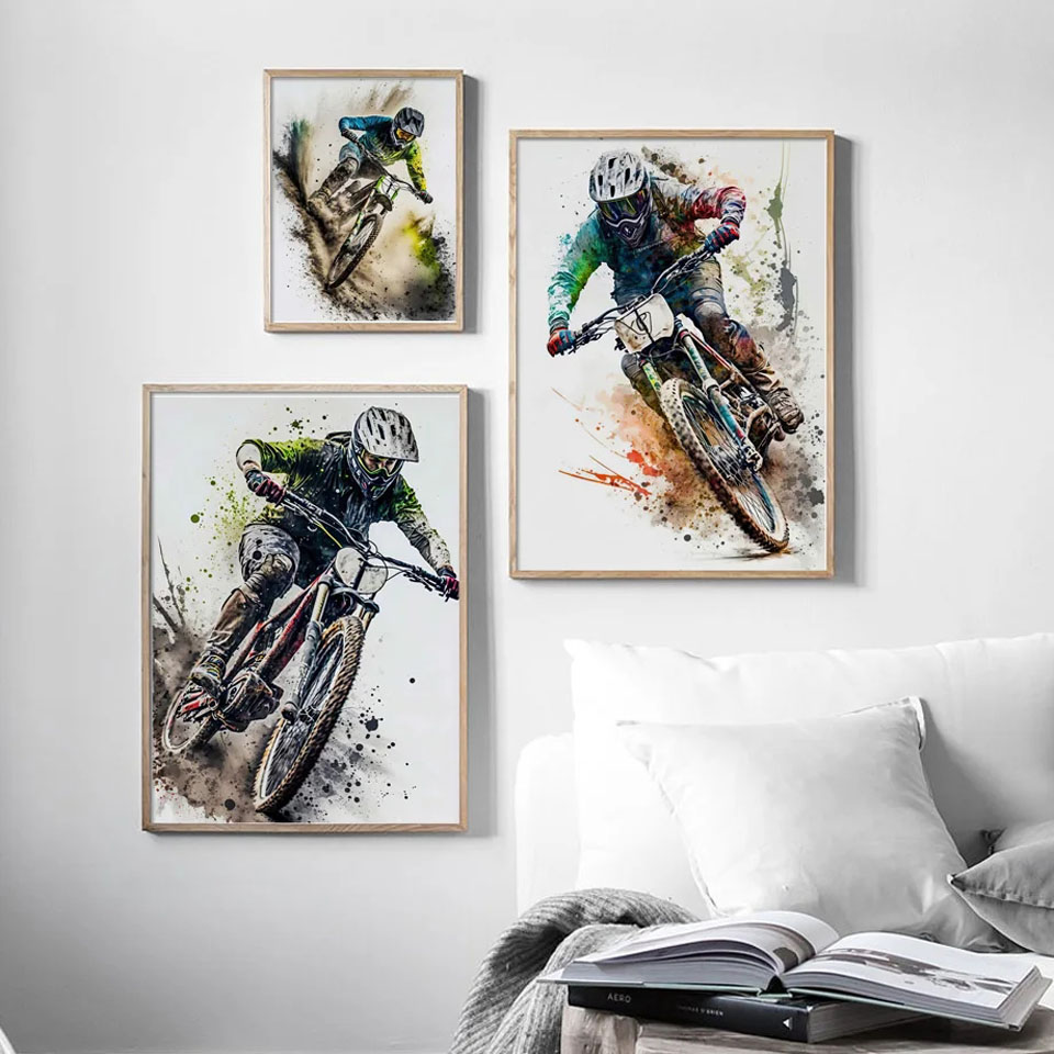 Rower górski Sport Wall Art Di – Picture Of Mountain Biking recenzja i cena